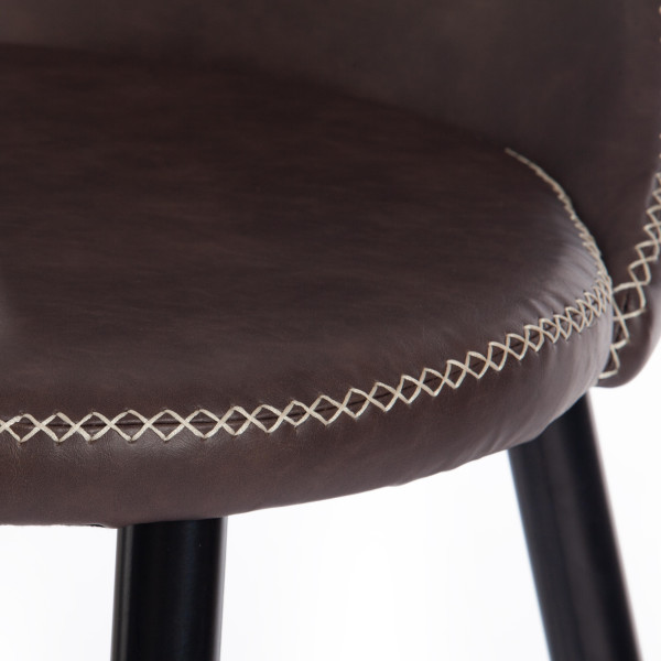 Стул барный FLAIR BAR (mod. 9018) (коричневый 1/черный) фото № 8
