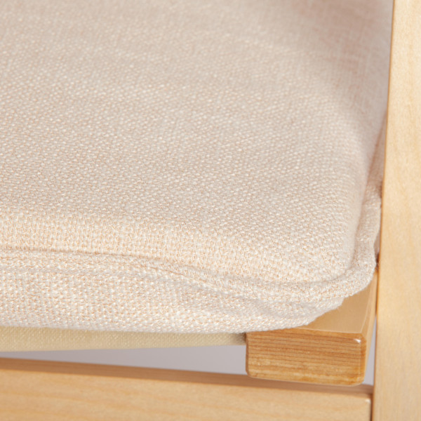 Кресло-качалка mod. AX3005 (натуральный #1/ ткань бежевая 1501-4) фото № 8