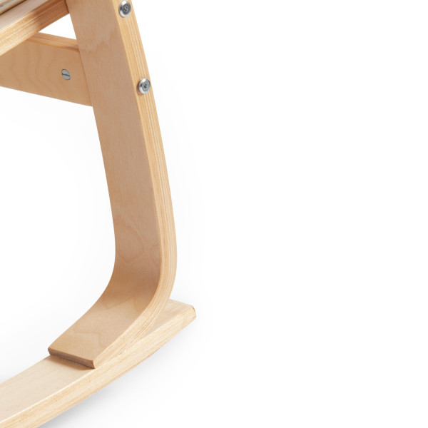 Кресло-качалка mod. AX3005 (натуральный #1/ ткань бежевая 1501-4) фото № 13