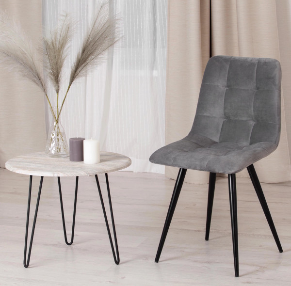 Стул CHILLY (mod. 7095-1) (серый barkhat 26/черный) фото № 10