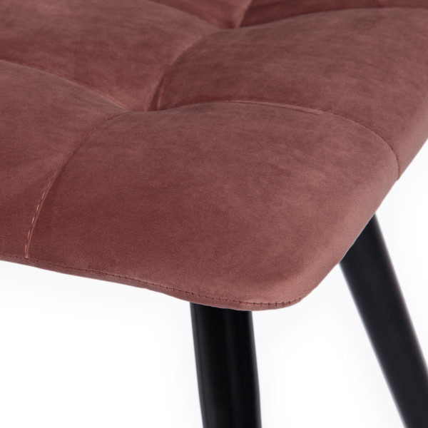 Стул CHILLY (mod. 7095-1) (коралловый barkhat 15 /черный) фото № 8