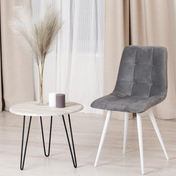 Стул CHILLY (mod. 7095-1) (серый barkhat 26/белый) фото № 11