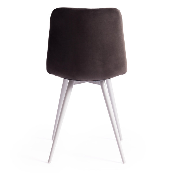 Стул CHILLY (mod. 7095-1) (темно-серый barkhat 14/белый) фото № 4