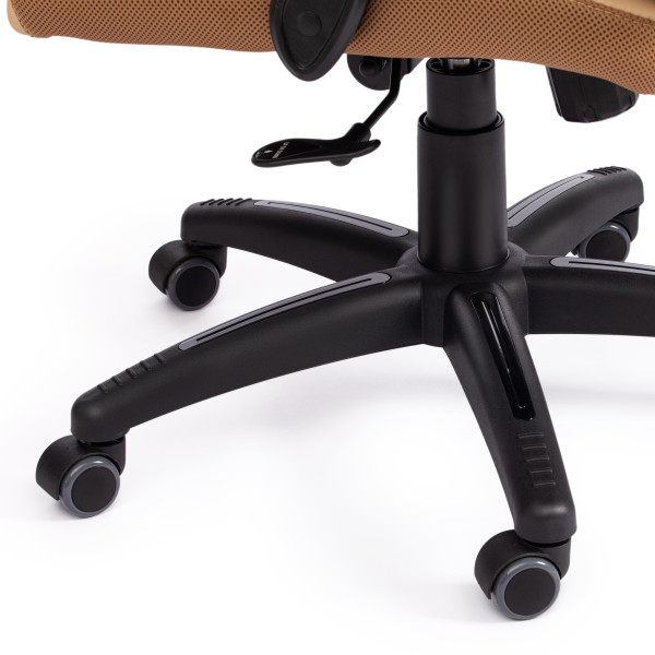 Кресло CHIEF (кож/зам/ткань, бежевый/бронза, 36-34/21) фото № 15