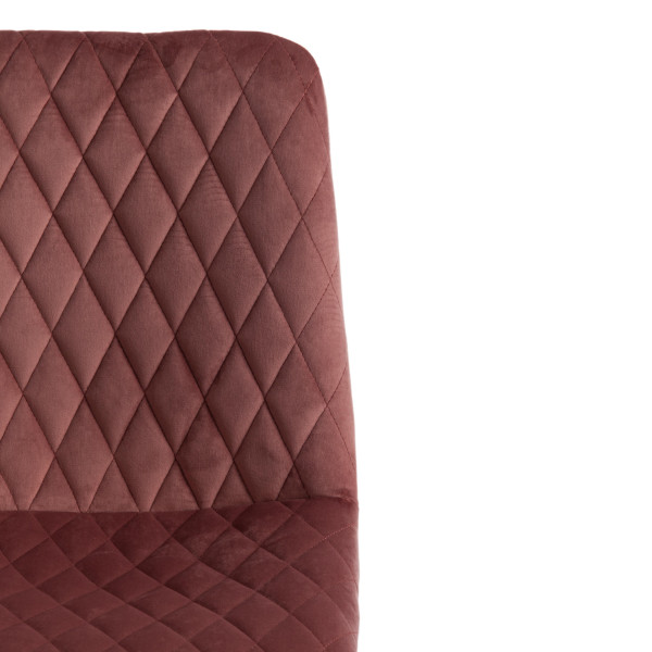 Стул CHILLY X (mod. 7096-1) (коралловый barkhat 15 /черный) фото № 6