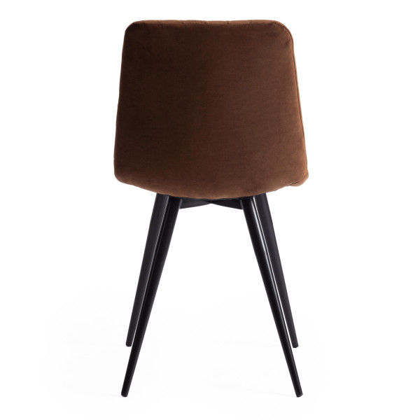 Стул CHILLY X (mod. 7096-1) (коричневый barkhat 12/черный) фото № 4