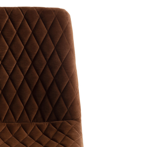 Стул CHILLY X (mod. 7096-1) (коричневый barkhat 12/черный) фото № 6