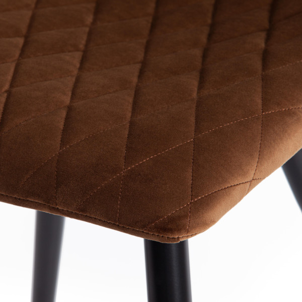 Стул CHILLY X (mod. 7096-1) (коричневый barkhat 12/черный) фото № 8