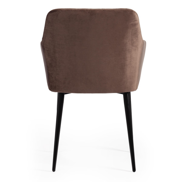 Кресло BREMO (mod. 708) (коричневый barkhat 12/черный) фото № 4