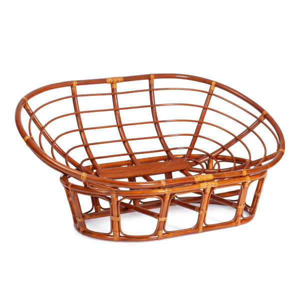 Кресло "MAMASAN" 23/02 W /с подушкой/ Cognac (коньяк) фото № 5