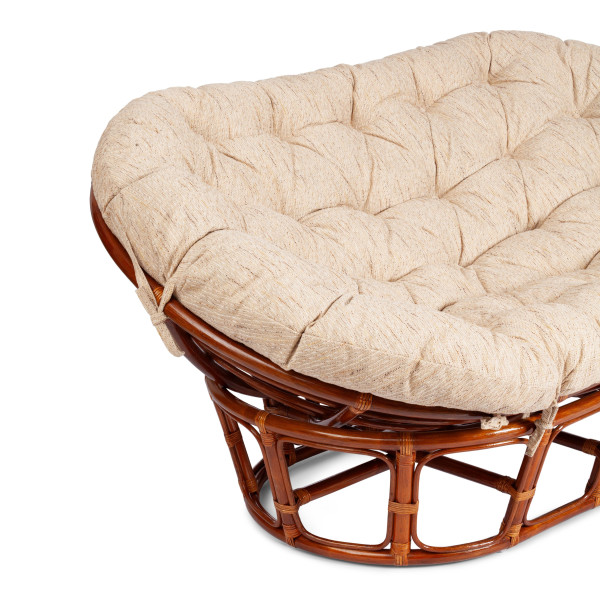 Кресло "MAMASAN" 23/02 W /с подушкой/ Cognac (коньяк) фото № 6