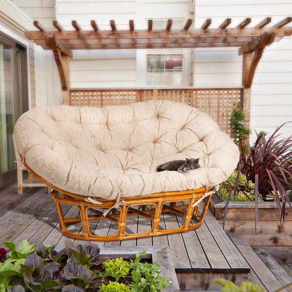 Кресло из ротанга «Mamasan» (23/02) /с подушкой/ (Pecan (орех) фото № 16