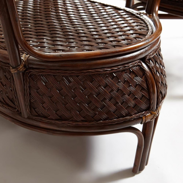 Комплект обеденный «Андреа Гранд» (Grand Andrea) натуральный ротанг (Pecan washed) фото № 23