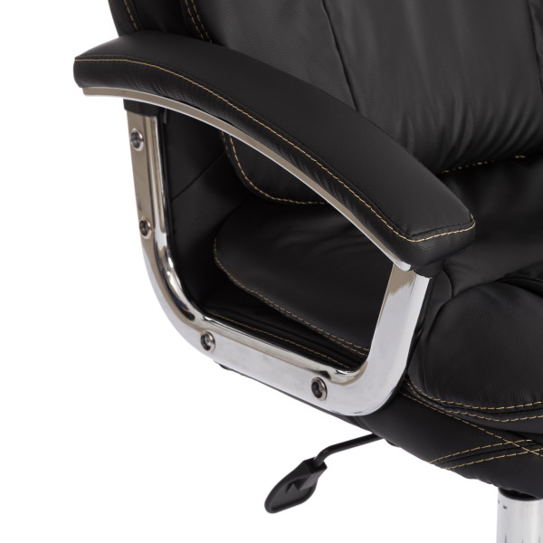 Кресло «Softy Lux» (Искусственная чёрная чёрная кожа) фото № 8