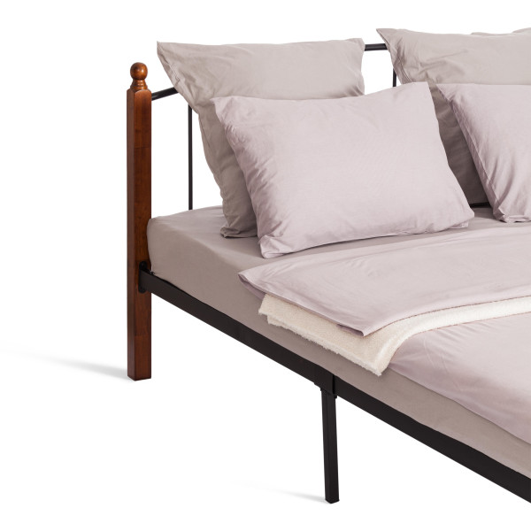 Кровать двуспальная AT 915 (металлический каркас) + основание (160см x 200см) фото № 9