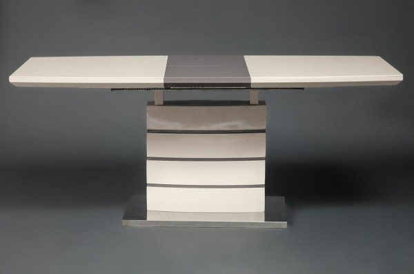 Стол раскладной «Wolf» (mod. 8053-2) (слоновая кость/латте, 120/160x80x76см) фото № 10