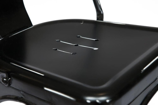 Стул металлический Secret De Maison «Loft Chair» (Лофт Чаир) (mod. 012 Black) (Черный «Лофт») фото № 6