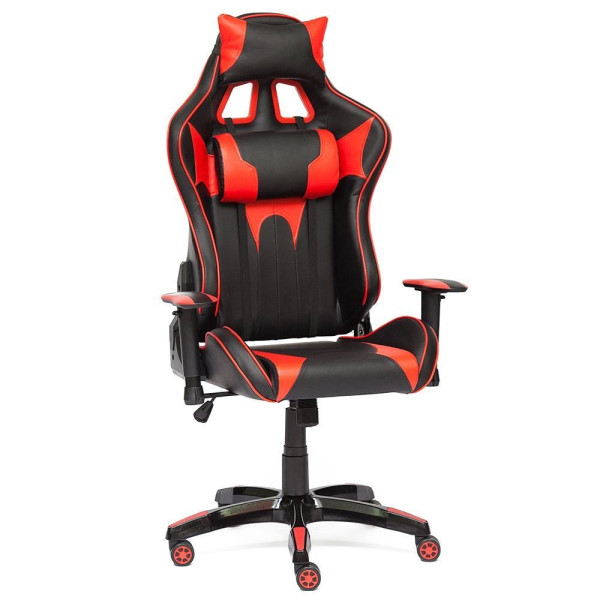 Кресло компьютерное «iBat» (red) (Чёрно-красная искусственная кожа) фото № 10