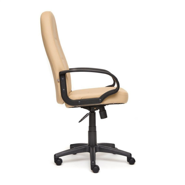 Кресло офисное TetChair CH 747 (Искусственная бежевая кожа) фото № 2