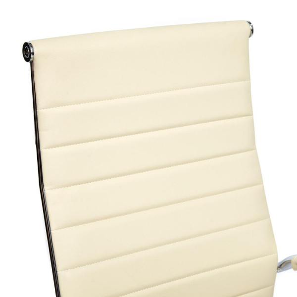 Кресло офисное TetChair «Urban» (Искусств. бежевая кожа) фото № 10