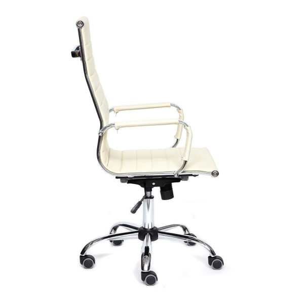 Кресло офисное TetChair «Urban» (Искусств. бежевая кожа) фото № 3