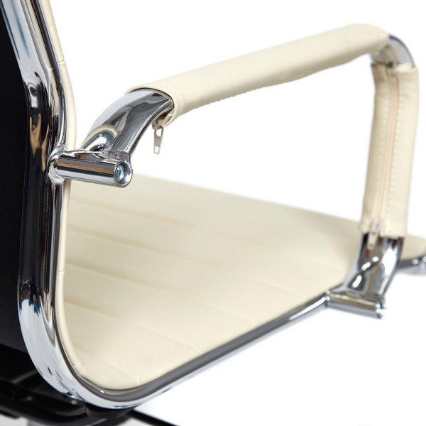 Кресло офисное TetChair «Urban Low» (Искусств. бежевая кожа) фото № 12