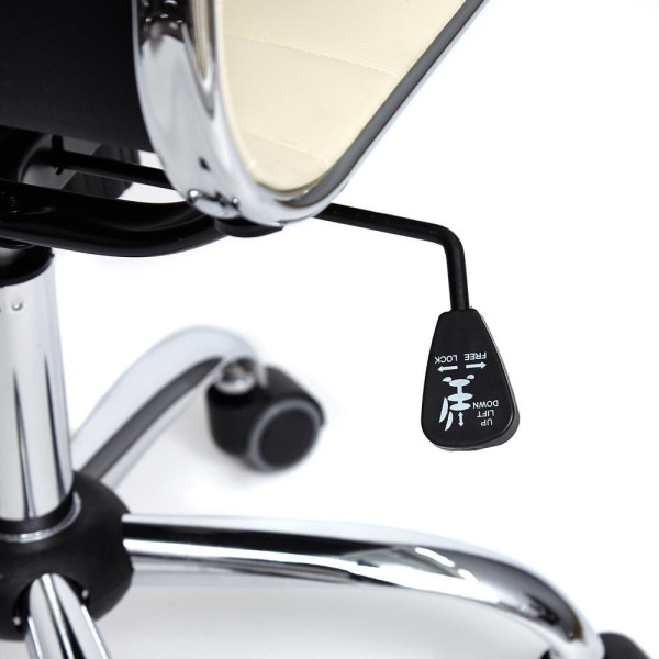 Кресло офисное TetChair «Urban Low» (Искусств. бежевая кожа) фото № 13