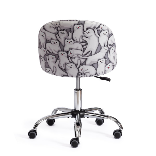 Кресло MELODY (ткань/флок, серый, Cats/29) фото № 4