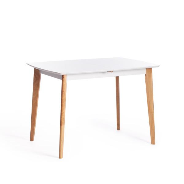 Стол обеденный раскладной Claire (Белый / натуральный) фото № 4