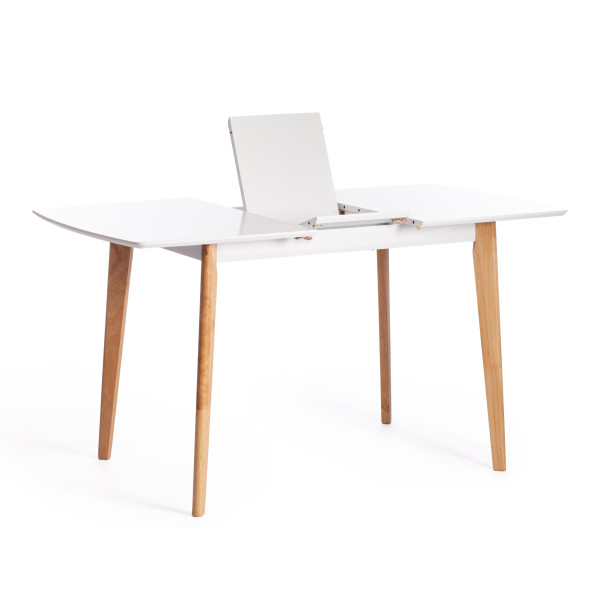 Стол обеденный раскладной Claire (Белый / натуральный) фото № 6