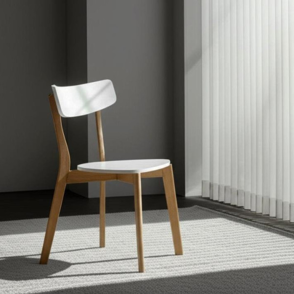 Стул Claire (Белый / натуральный ) фото № 10