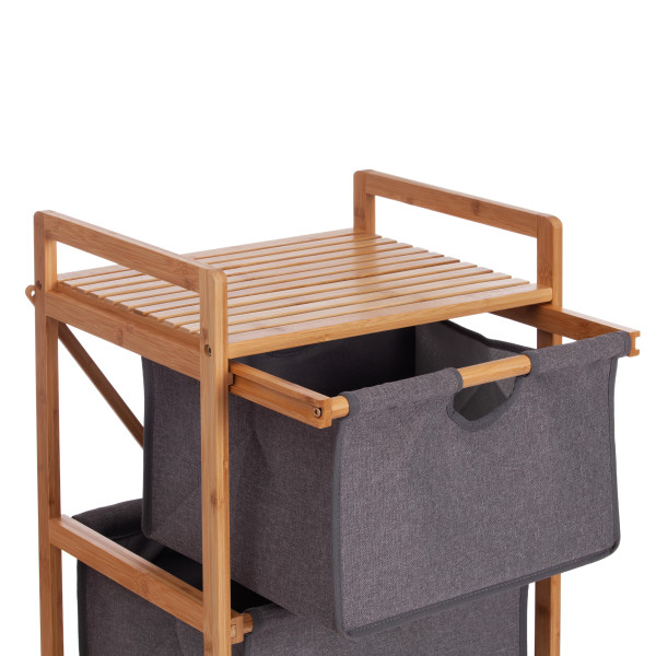 Этажерка с корзинами (mod. JWFU-00029) (натуральный) фото № 6