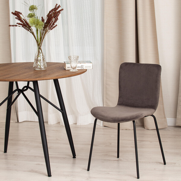 Стул GILLIAN (mod. 0137017-NI) (серо-коричневый) фото № 9