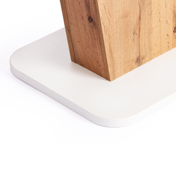 Стол обеденный GENT (Дуб вотан/Белый) фото № 13