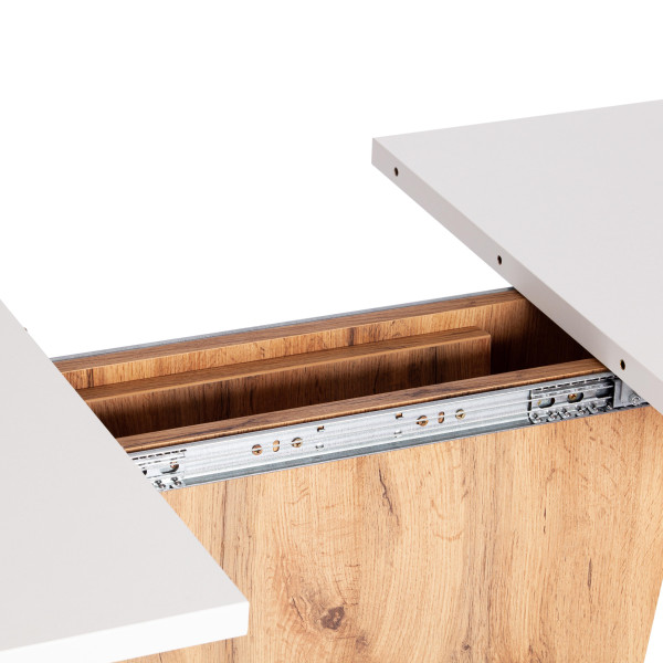 Стол обеденный GENT (Дуб вотан/Белый) фото № 9