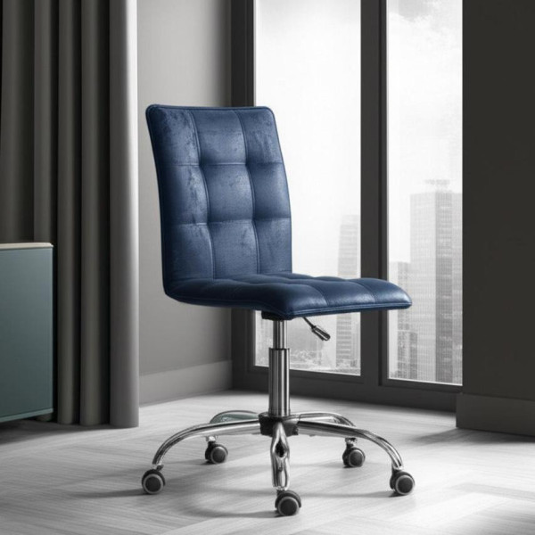 Кресло ZERO св.-синий (Белый) фото № 12