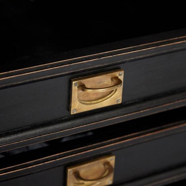 Буфет Secret de Maison «Black Label» (mod. WA-0021) (черный/натуральный) фото № 11