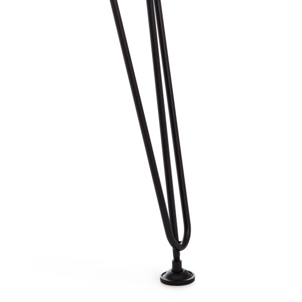 Стол STAR ЛДСП/металл, 110х70х75 см, черный топ/черные ножки фото № 5