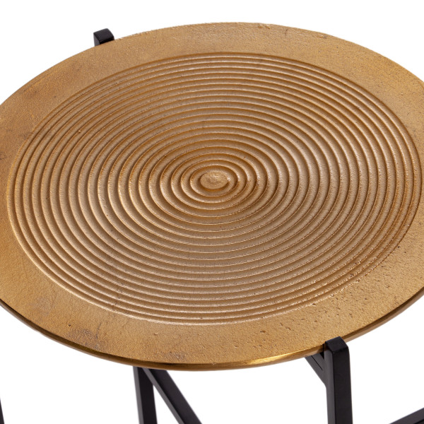 Столик кофейный Secret De Maison BLOOM ( mod. 11873-B ) (черный/античная медь) фото № 5