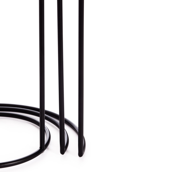 Набор столиков Secret De Maison RUNA ( mod. 11870 ) (черный/античная медь) фото № 12