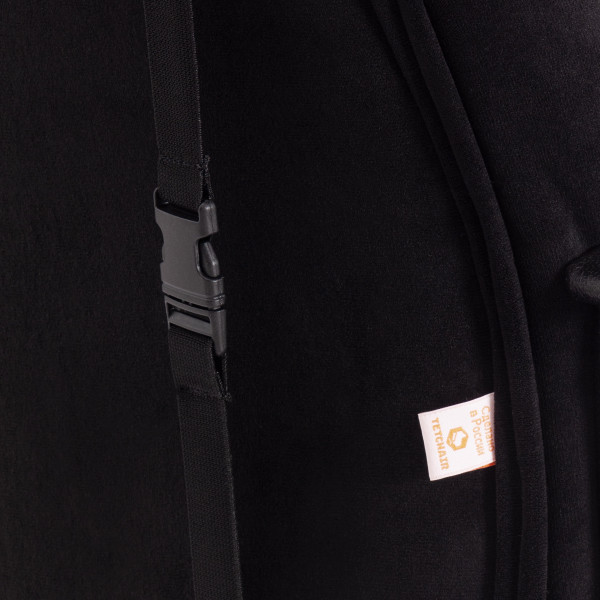 Кресло DRIVER (22) (флок/ткань, черный/серый, 35/TW-12) фото № 13