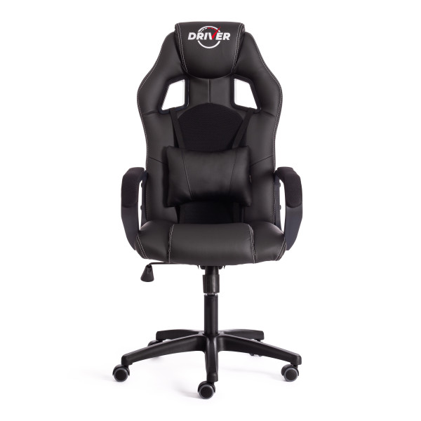 Кресло DRIVER (22) (кож/зам/ткань, черный/черный , 36-6/TW-11) фото № 5