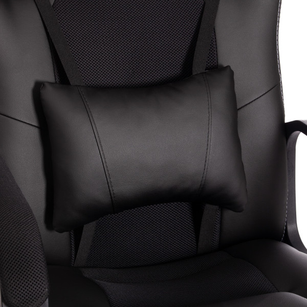 Кресло DRIVER (22) (кож/зам/ткань, черный/черный , 36-6/TW-11) фото № 9