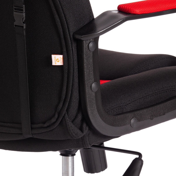 Кресло DRIVER (22) (ткань, черный/красный, 2603/TW-08) фото № 12