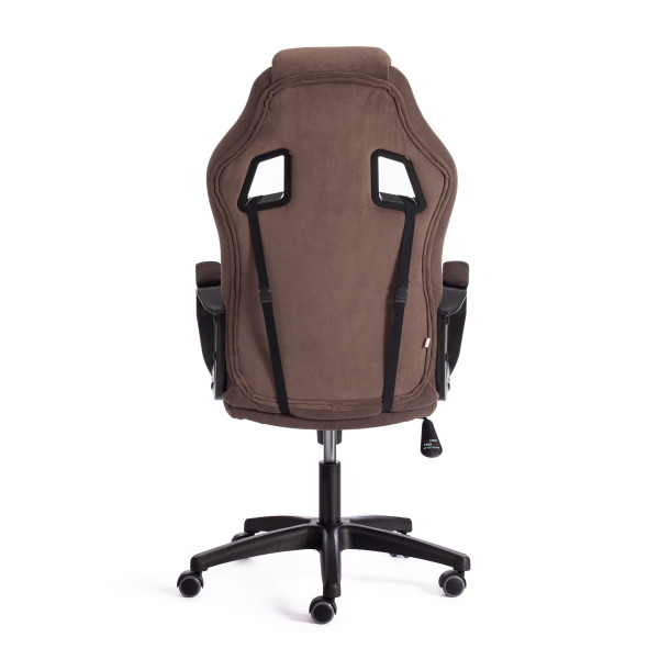 Кресло DRIVER (22) (флок/ткань, коричневый, 6/TW-24) фото № 4