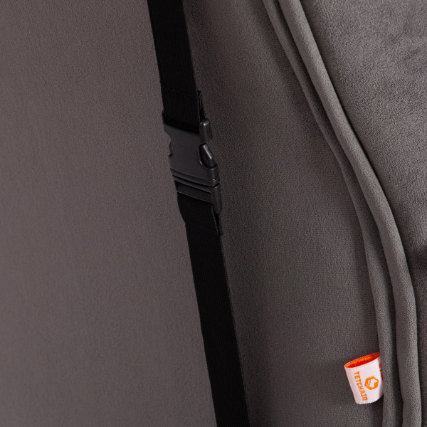 Кресло DRIVER (22) (флок/ткань, серый/серый, 29/TW-12) фото № 14