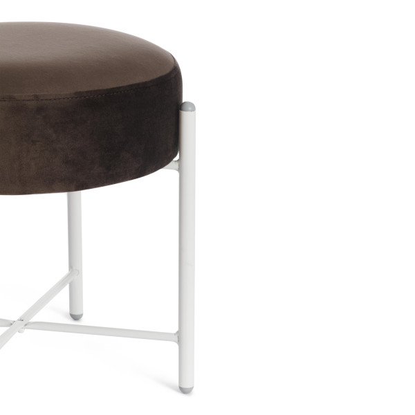 Банкетка AMBER (темно-коричневый/белый) фото № 4