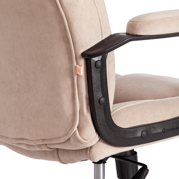 Кресло BERGAMO (флок , бежевый) фото № 12