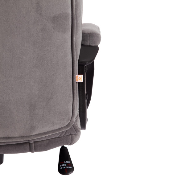 Кресло BERGAMO хром (22) флок , серый, 29 фото № 17