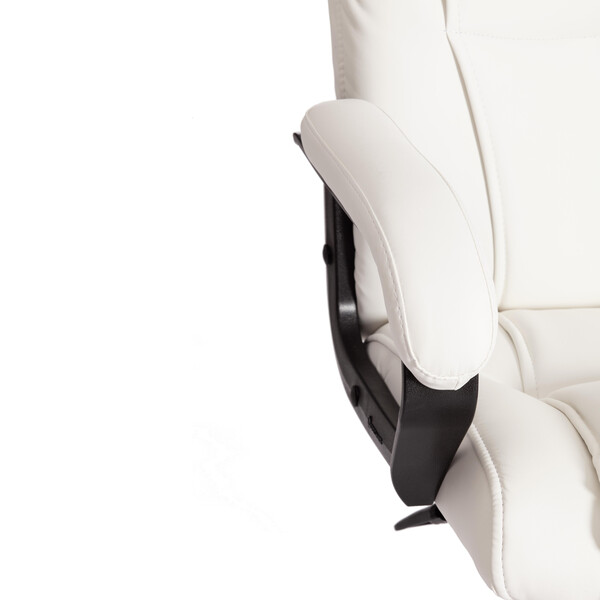 Кресло BERGAMO хром (22) кож/зам, белый, 36-01 фото № 9